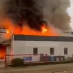 Izbio požar na pumpi (VIDEO)
