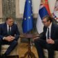 (FOTO) Dodik kod Vučića: Ključna tema reakcija Srba na rezoluciju o Srebrenici
