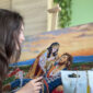 (FOTO) Maturantkinja Elena godinu dana radila repliku čuvene slike: Najviše voli živu prirodu, ali nije željela da odustane od “Kosovke djevojke”