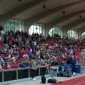 Ludnica na tribinama nakon što su igrači Srbije istrčali na teren (VIDEO)