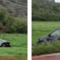Teška saobraćajka: Vozila pored puta, povrijeđena dva mladića