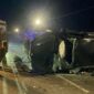 Težak udes kod Prijedora: Povrijeđene dvije osobe, suvozač u BMW-u prevezan na UKC RS