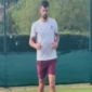 (VIDEO) U opasnoj formi: Nole odradio prvi trening pred Vimbldon