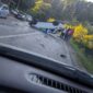 Auto završio na krovu