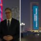 Srećna pravoslavna Nova godina na kuli u Abu Dabiju, Vučić: UAE čestitala na najljepši način (VIDEO)