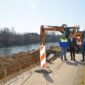 Prijedor: Počela izgradnja parapetnog zida za odbranu od poplava (VIDEO)