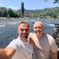 (FOTO) Vučević i Mićin objavili fotografiju s puta: Na motorima krenuli ka Mrkonjić Gradu, pa zastali da se osvježe u Vrbasu