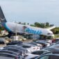 (VIDEO) UŽAS NA AERODROMU U MAJAMIJU Amazonov teretni avion sletio s piste i udario u vozila, najmanje 5 poginulih