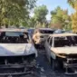 Veliki požar u Beogradu: Izgorjelo čak 10 automobila (VIDEO)