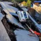 Drama u Beogradu: Auto i parking propali u rupu, evakuisana zgrada (FOTO/VIDEO)