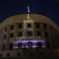 Osvjetljena Palata Republike u Banjaluci: Znak solidarnosti sa Izraelom